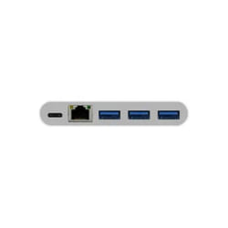 Macally UC3HUB3GBC station d'accueil USB 3.2 Gen 2 (3.1 Gen 2) Type-C Blanc