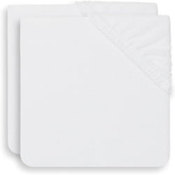 Housse matelas à langer Éponge 50x70cm Blanc (2 pcs) par Jollein