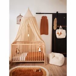 Jollein 002-005-00093 moustiquaire pour lit de bébé Beige