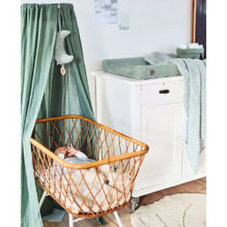 Jollein Voile Vintage - Vert Cendre - 155 cm