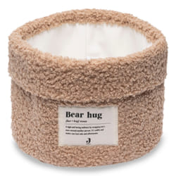 Jollein 580-608-66067 Boîte de rangement Panier de rangement Rond Polyester, Polyuréthane (PU) Marron