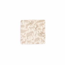 Drap-housse Jersey 60x120cm Animaux Nougat