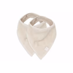 Jollein 029-867-00093, Bavoir bandana, Beige, Unisexe, Enfant, 3 mois, Monochromatique