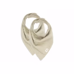 Jollein 029-867-67052, Bavoir bandana, Olive, Unisexe, Bébé (0-2 ans), Motif, Fermeture de boucle à bouton/coeur