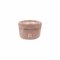 Panier de rangement Grain knit Rose Sauvage