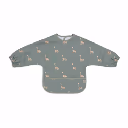 Jollein 029-869-67090, Tablier à bavette, Vert, Unisexe, Motif, Motif animal, Girafe