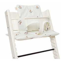 Jollein 019-533-67103 accessoire pour chaise haute Coussin pour chaise haute bébé Multicolore, Blanc