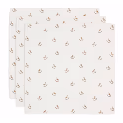 Jollein 535-851-67103, Couverture à emmailloter, Multicolore, Blanc, Motif, Coton, Mousseline, Garçon/Fille, 700 mm