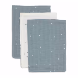 Jollein 536-848-67102, Coton, Motif, Vert, Blanc, Serviette de toilette, 3 pièce(s)