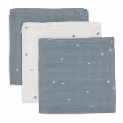 Jollein 537-848-67102, Vert, Blanc, Coton, Carré, 310 mm, 310 mm, 3 pièce(s)