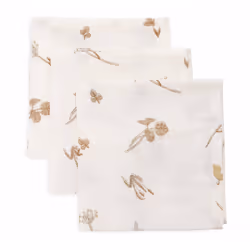 Jollein 537-848-67086, Blanc, Coton, Carré, 310 mm, 310 mm, 3 pièce(s)