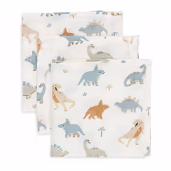 Jollein 537-848-67100, Multicolore, Blanc, Coton, Carré, Motif animal, 310 mm, 310 mm