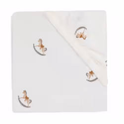 Jollein 511-501-67103, Feuilles de vérification équipés, Coton, Blanc, Motif, Garçon/Fille, 50 x 80 cm
