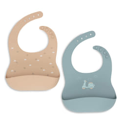 Jollein 029-007-68075 bavoir pour bébés Bavoir standard Silicone