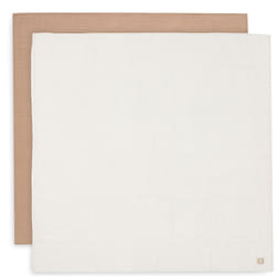 Jollein 535-852-00105 gigoteuse Couverture à emmailloter L Marron, Ivoire