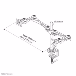 Neomounts by Newstar Neomounts support moniteur de bureau