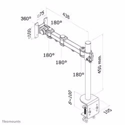 Neomounts support moniteur de bureau - Vue supplémentaire 6