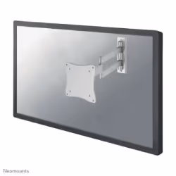 Neomounts support mural pour tv/moniteur, 75 x 75 mm, 100 x 100 mm, 0 - 140°, 0 - 180°, Aluminium, Argent