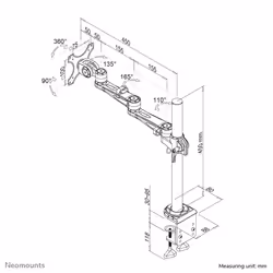 Neomounts support moniteur de bureau - Vue supplémentaire 8