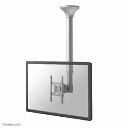 Neomounts support de plafond pour écran, 101,6 cm (40"), 75 x 75 mm, 200 x 200 mm, 0 - 180°, 360°, Argent