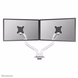Neomounts support moniteur de bureau, Collier de serrage/ passe-fil, 18 kg, 43,2 cm (17"), 88,9 cm (35"), 100 x 100 mm, Blanc