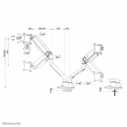 Neomounts support moniteur de bureau - Vue supplémentaire 20