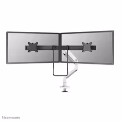 Neomounts support moniteur de bureau, Collier de serrage/ passe-fil, 8 kg, 43,2 cm (17"), 68,6 cm (27"), 100 x 100 mm, Blanc