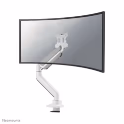 Neomounts support de bureau pour écrans incurvés ultra larges, Collier de serrage/ passe-fil, 18 kg, 43,2 cm (17"), 124,5 cm  ...