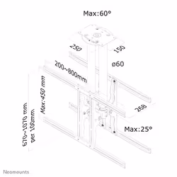 Neomounts by Newstar support de plafond pour écran