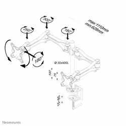 Neomounts by Newstar Neomounts support moniteur de bureau