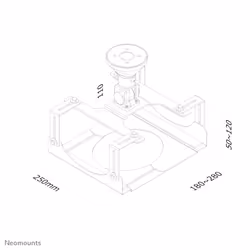 Neomounts support plafond projecteur