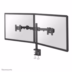 Neomounts support moniteur de bureau, Pince, 8 kg, 25,4 cm (10"), 68,6 cm (27"), 100 x 100 mm, Noir