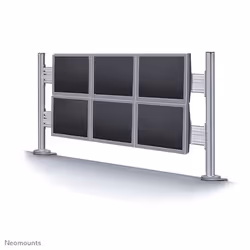 Neomounts barre de bureau ecran plat, Pince, 10 kg, 25,4 cm (10"), 61 cm (24"), 100 x 100 mm, Argent