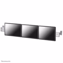 Neomounts by Newstar barre mural ecran plat, 10 kg, 25,4 cm (10"), 61 cm (24"), 75 x 75 mm, 100 x 100 mm, Argent