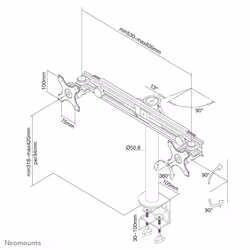 Neomounts support moniteur de bureau - Vue supplémentaire 4