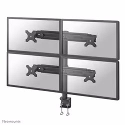Neomounts by Newstar support moniteur de bureau, Pince, 8 kg, 48,3 cm (19"), 76,2 cm (30"), 100 x 100 mm, Noir