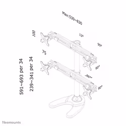 Neomounts by Newstar support moniteur de bureau - Vue supplémentaire 6