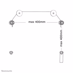Neomounts support mural pour tv - Vue supplémentaire 3