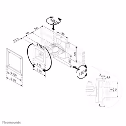 Neomounts by Newstar barre support d'écran