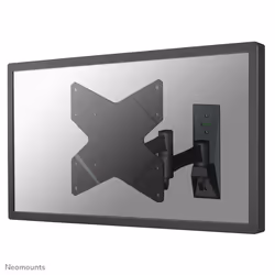 Neomounts support mural pour tv, 101,6 cm (40"), 75 x 75 mm, 200 x 200 mm, 0 - 30°, 360°, Noir