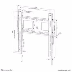 Neomounts support mural très robuste pour tv - Vue supplémentaire 17