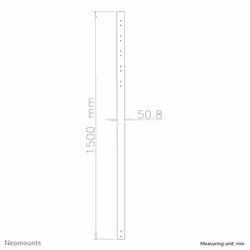 Neomounts tube de rallonge ecran plat