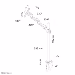 Neomounts by Newstar support moniteur de bureau