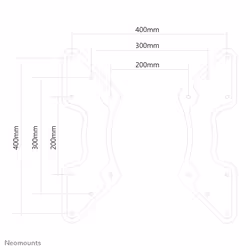 Neomounts by Newstar plaque d'adaptation vesa