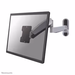 Neomounts support mural pour tv/moniteur, 76,2 cm (30"), 75 x 75 mm, 100 x 100 mm, 0 - 30°, 5°, Argent