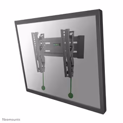 Neomounts support mural pour tv, 25,4 cm (10"), 101,6 cm (40"), 75 x 75 mm, 200 x 200 mm, 0 - 15°, Noir
