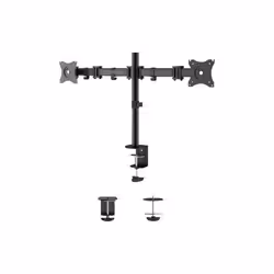 Neomounts support moniteur de bureau, Pince/boulon, 8 kg, 25,4 cm (10"), 68,6 cm (27"), 100 x 100 mm, Noir
