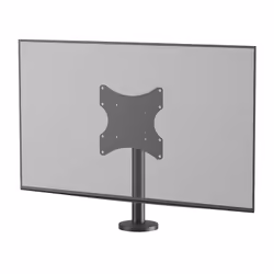 Neomounts support de bureau pour TV à visser, 109,2 cm (43"), 100 x 100 mm, 200 x 200 mm, -30 - 30°, Acier, Noir