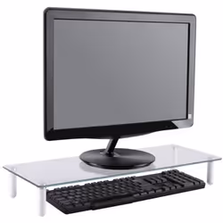 Neomounts réhausseur d'écran/ordinateur portable, Transparent, 25 kg, 560 mm, 210 mm, 8 mm, 220 mm