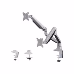 Neomounts support moniteur de bureau, Pince/boulon, 9 kg, 25,4 cm (10"), 81,3 cm (32"), 100 x 100 mm, Argent
